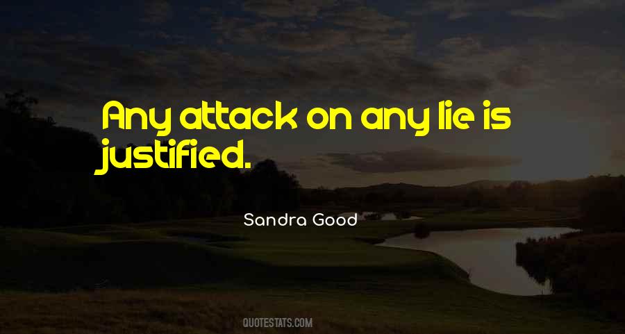 Sandra Good Quotes #723181