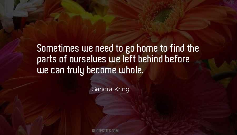 Sandra Kring Quotes #290267