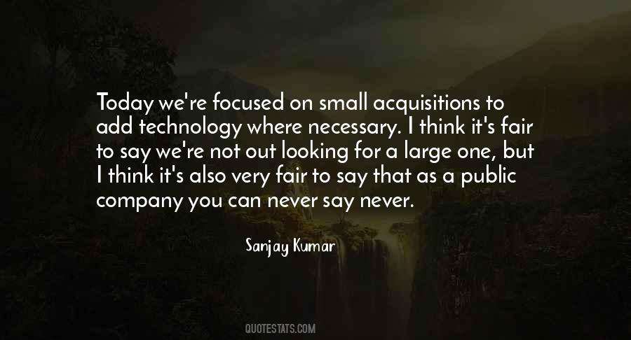 Sanjay Kumar Quotes #752682