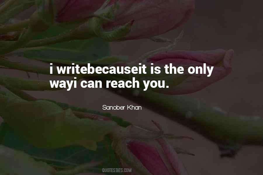 Sanober Khan Quotes #527361