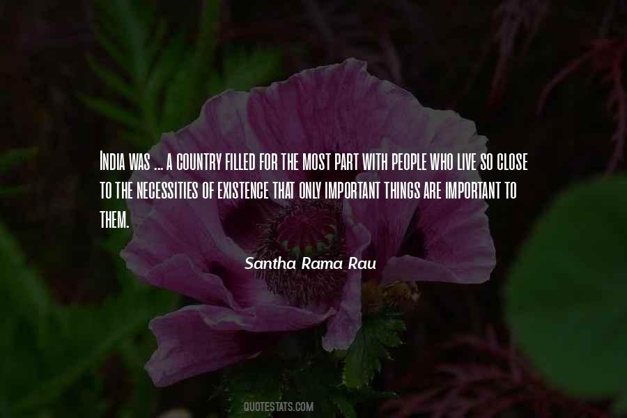 Santha Rama Rau Quotes #566129