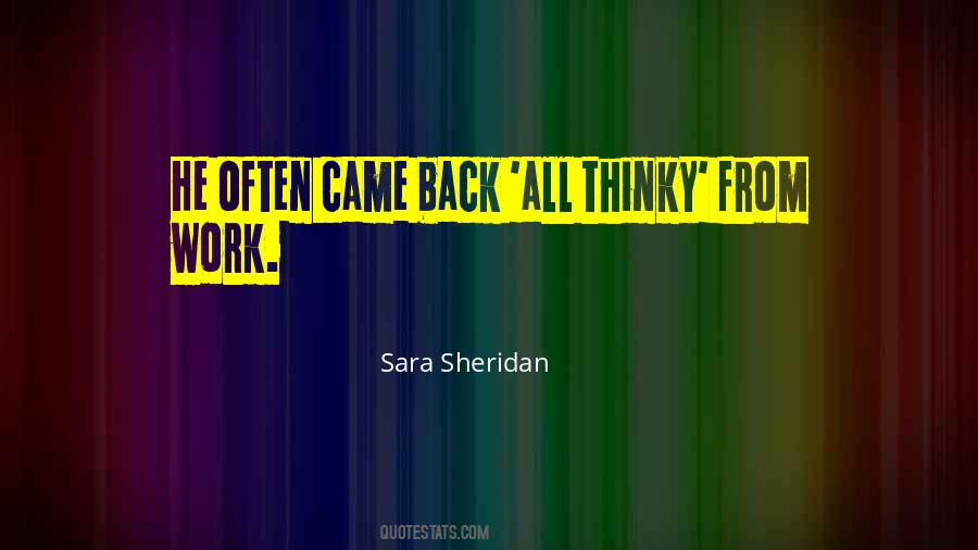 Sara Sheridan Quotes #16378