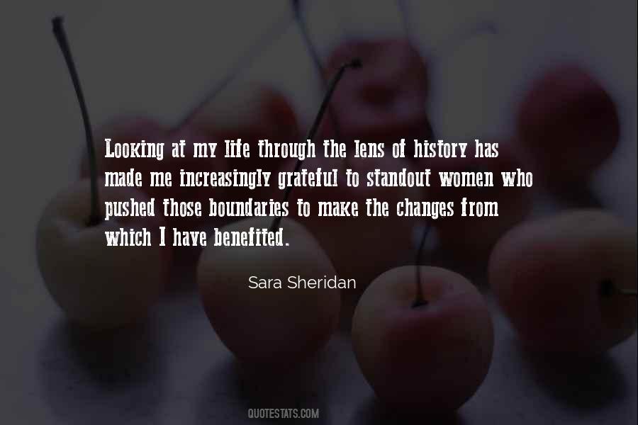 Sara Sheridan Quotes #208233