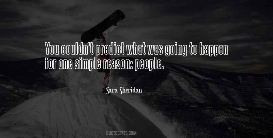 Sara Sheridan Quotes #368217