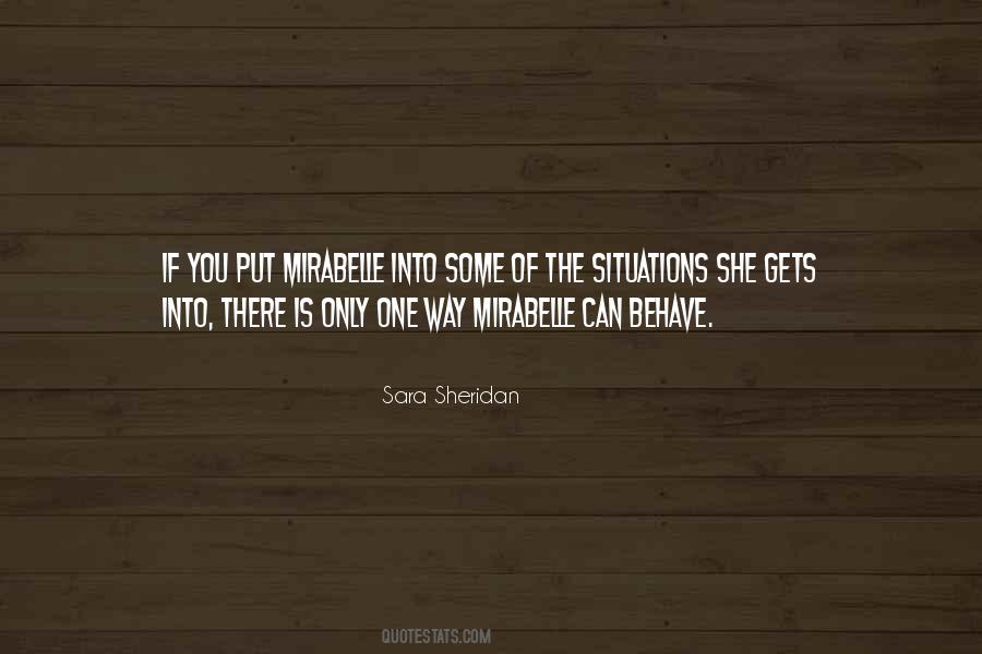 Sara Sheridan Quotes #386555