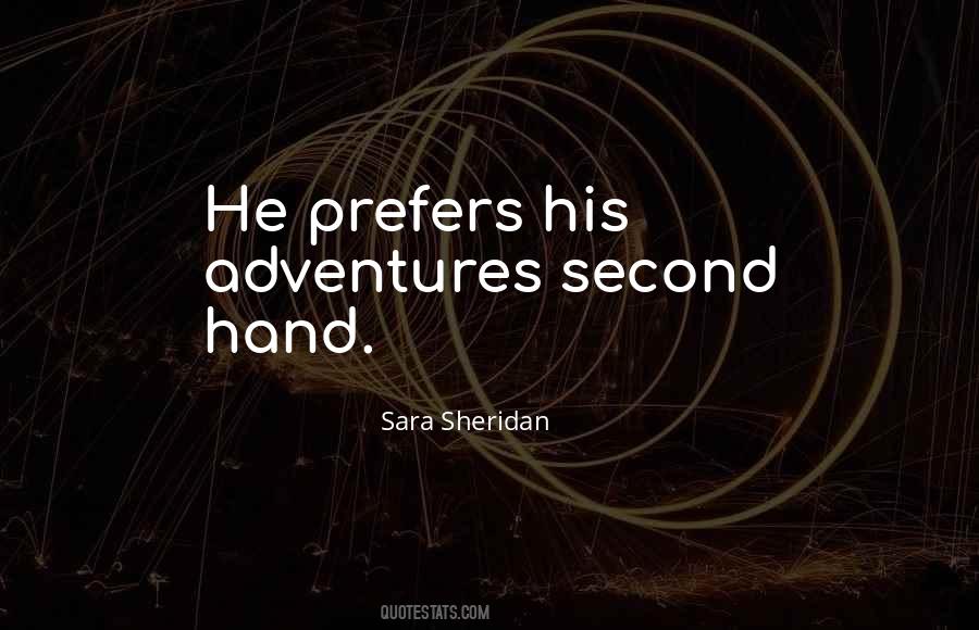 Sara Sheridan Quotes #412779