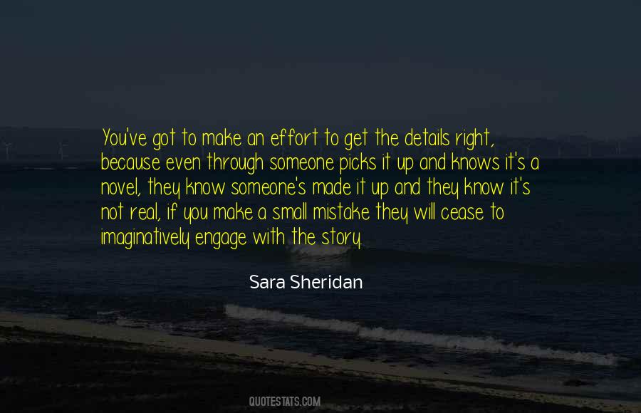 Sara Sheridan Quotes #523954