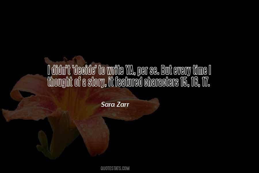 Sara Zarr Quotes #1434189