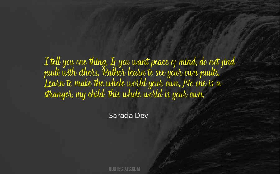 Sarada Devi Quotes #1567801