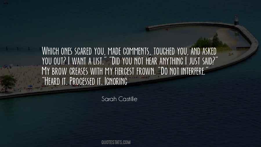 Sarah Castille Quotes #631381