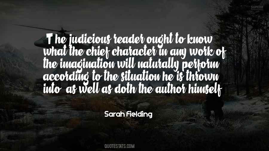 Sarah Fielding Quotes #1153949