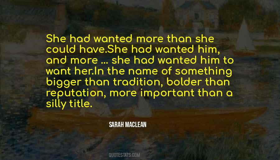 Sarah Maclean Quotes #315289