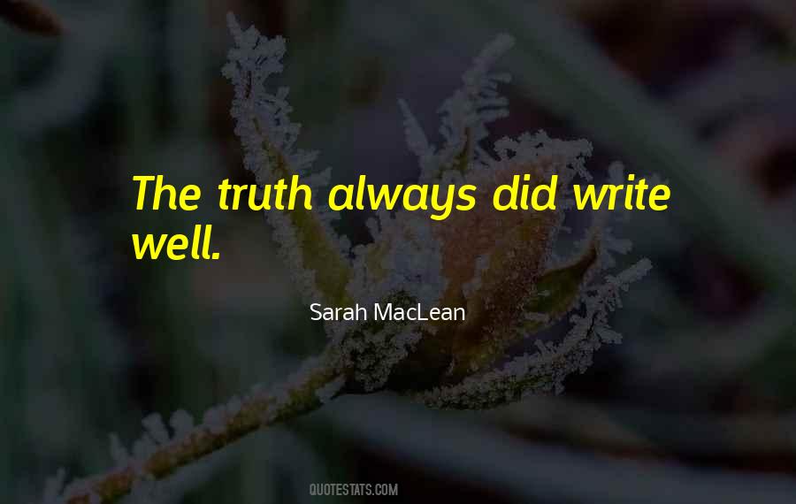 Sarah Maclean Quotes #34455