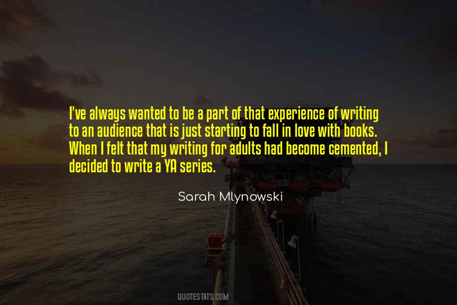 Sarah Mlynowski Quotes #1310063