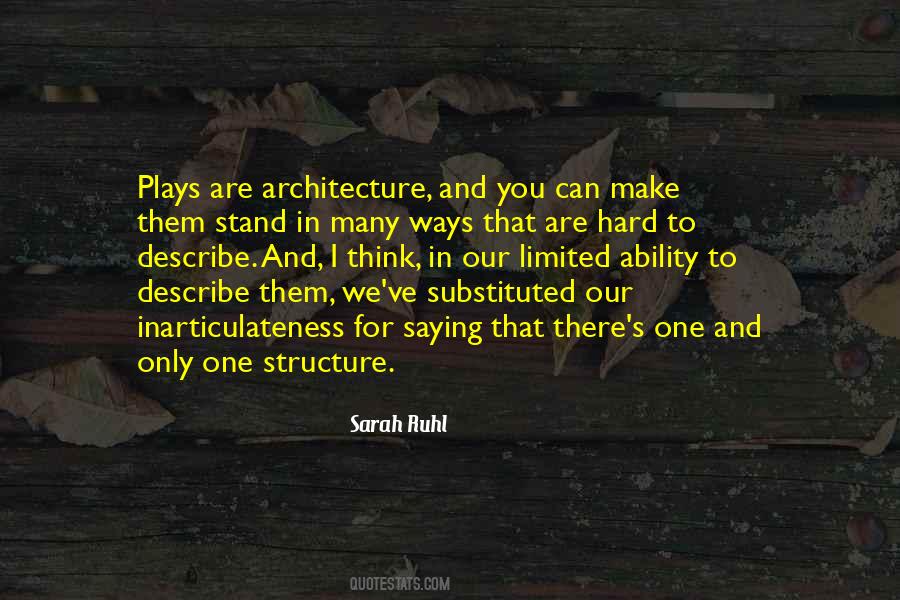 Sarah Ruhl Quotes #1252730