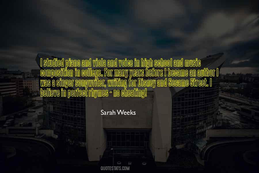 Sarah Weeks Quotes #520089