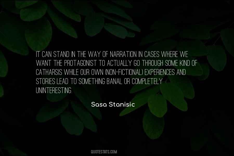 Sasa Stanisic Quotes #464117