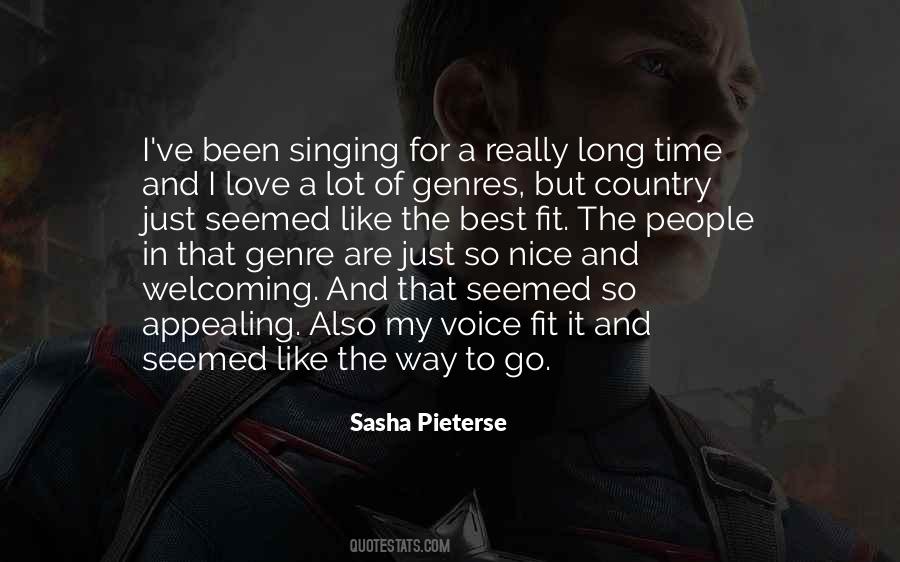 Sasha Pieterse Quotes #1115963