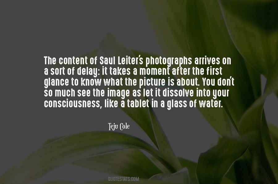 Saul Leiter Quotes #1337339