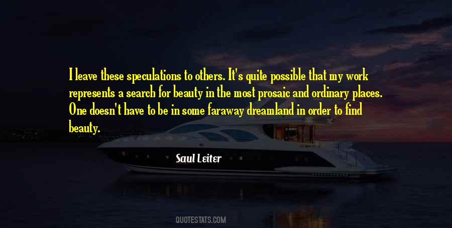 Saul Leiter Quotes #70160