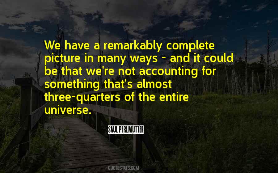 Saul Perlmutter Quotes #1510659