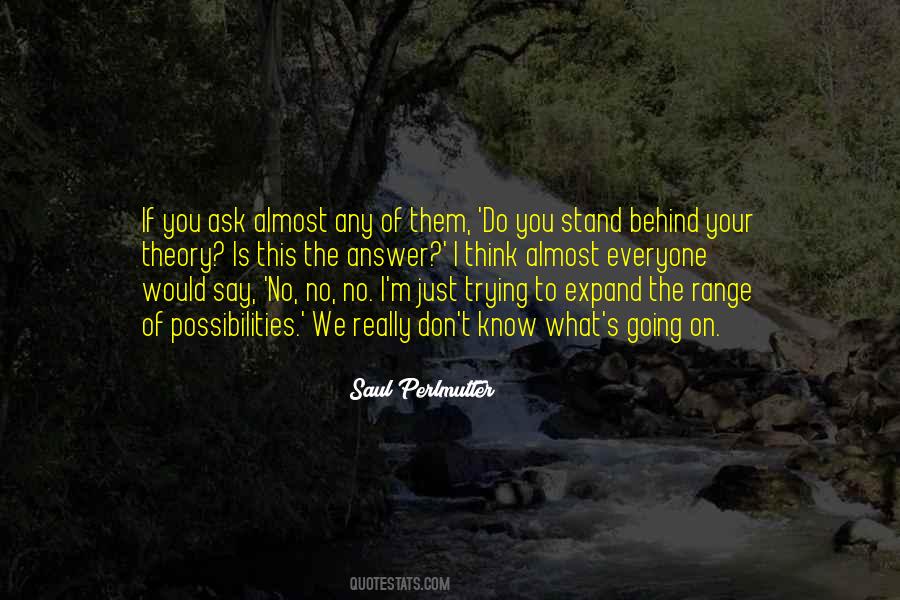 Saul Perlmutter Quotes #342157