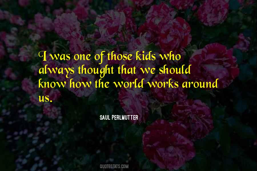 Saul Perlmutter Quotes #54707