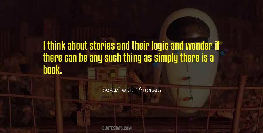 Scarlett Thomas Quotes #268689