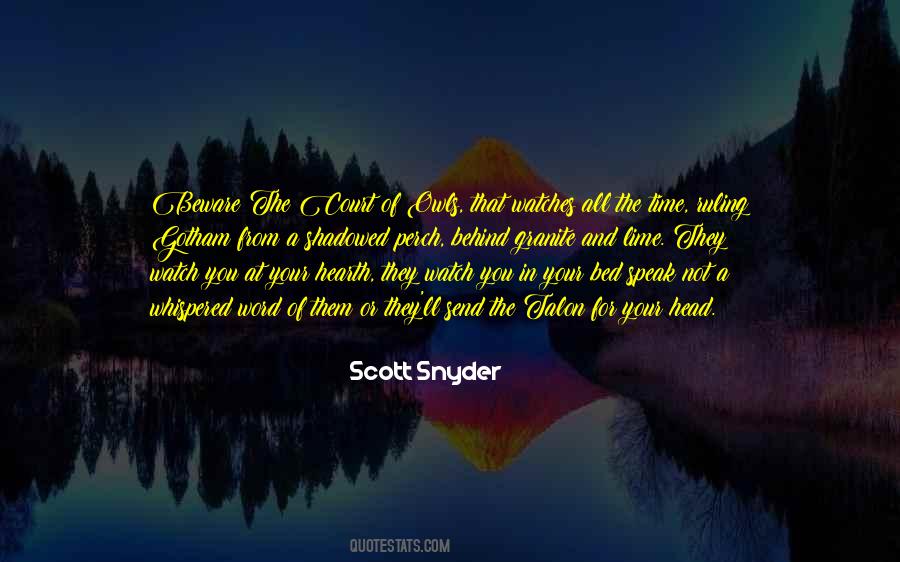 Scott Snyder Quotes #1066387