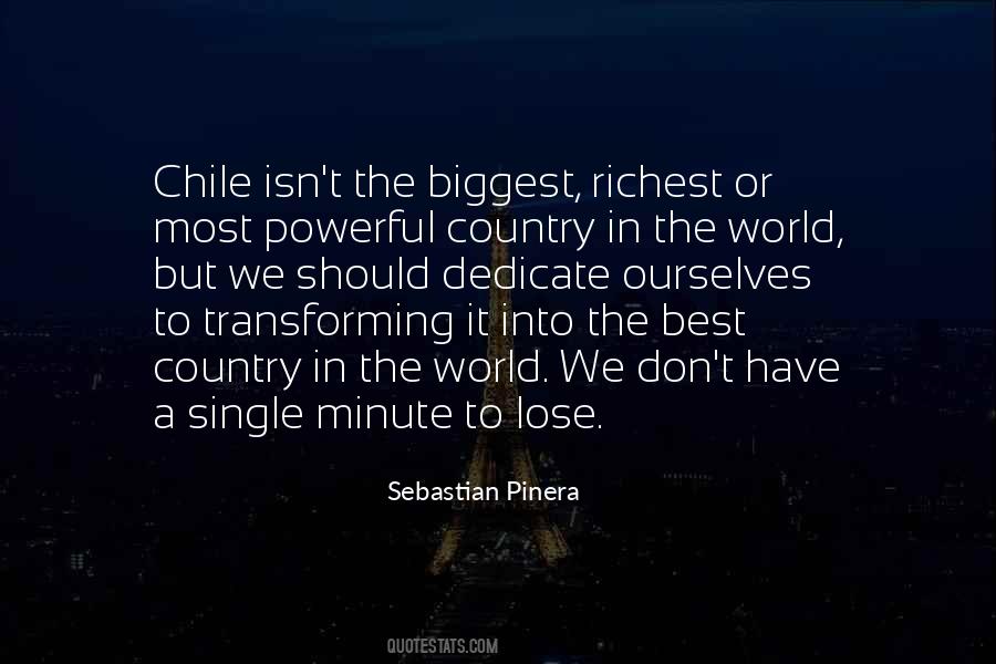 Sebastian Pinera Quotes #1130314
