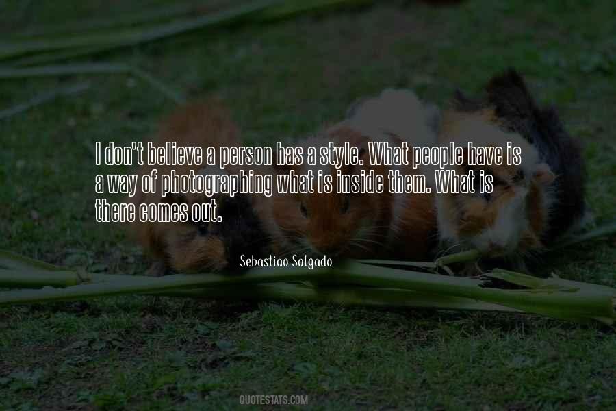 Sebastiao Salgado Quotes #1206487