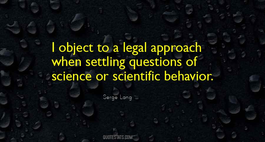 Serge Lang Quotes #704369