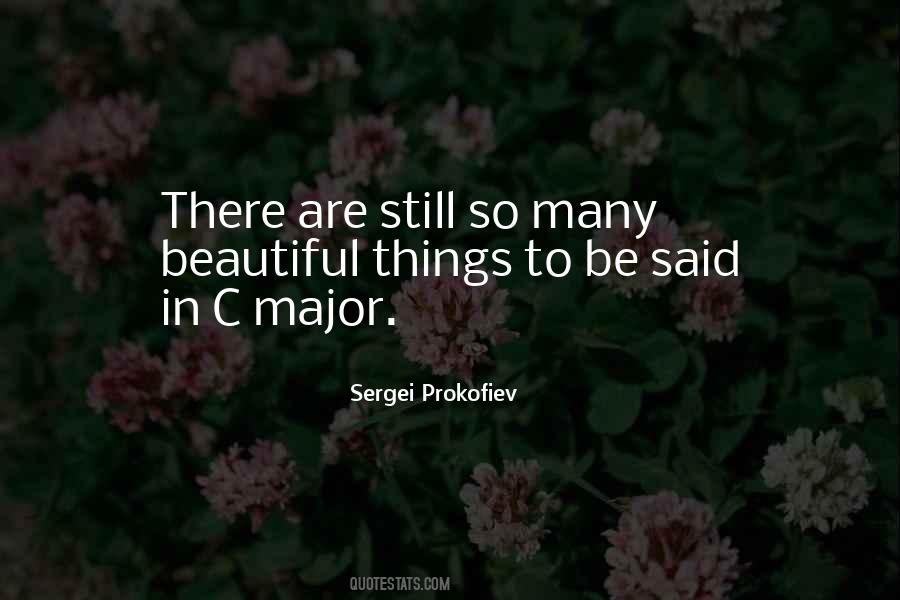 Sergei Prokofiev Quotes #355288