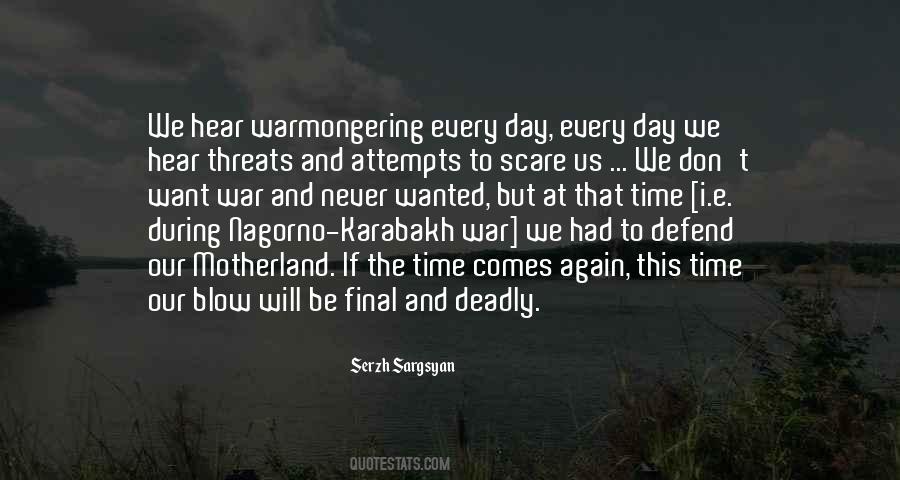 Serzh Sargsyan Quotes #1697329