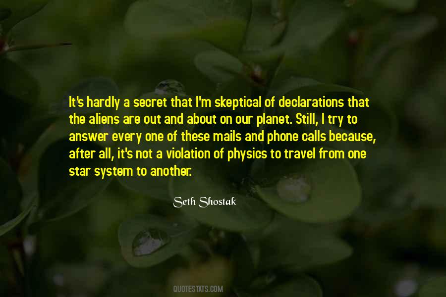 Seth Shostak Quotes #110762