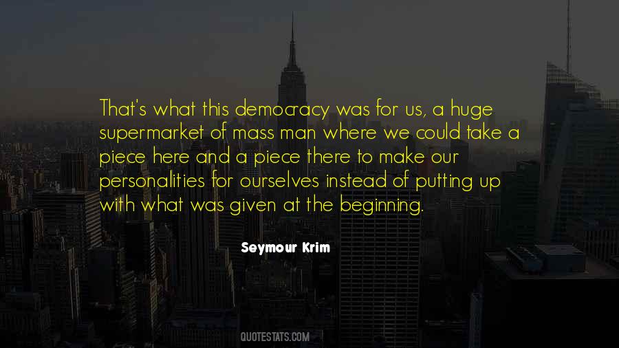 Seymour Krim Quotes #191067