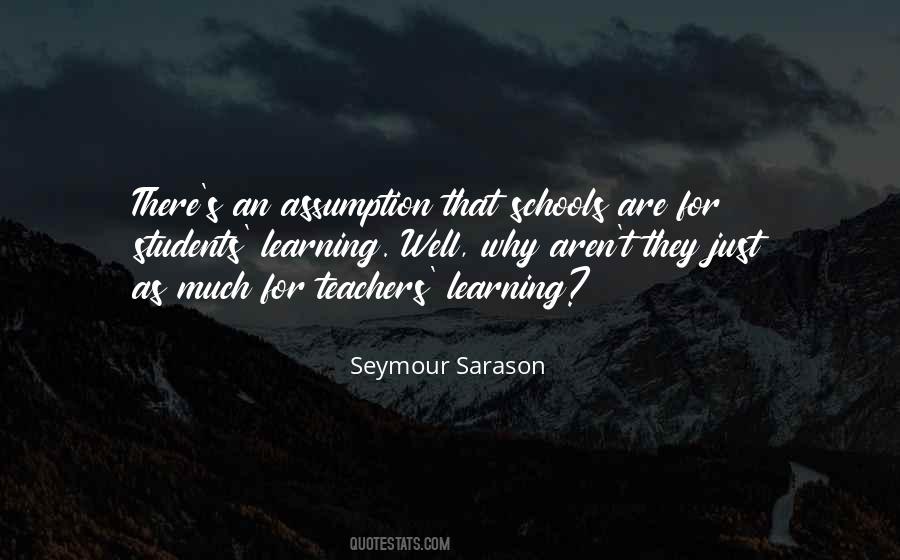 Seymour Sarason Quotes #907850