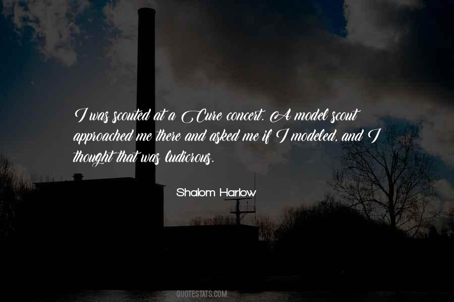 Shalom Harlow Quotes #134455