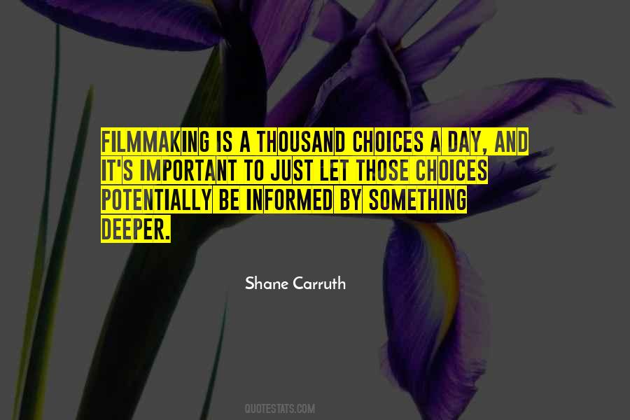 Shane Carruth Quotes #740217