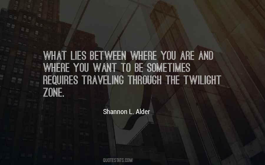 Shannon L Alder Quotes #156246