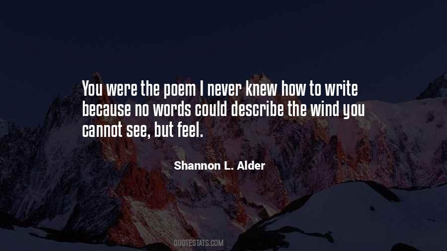 Shannon L Alder Quotes #231130