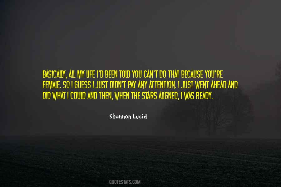 Shannon Lucid Quotes #269194