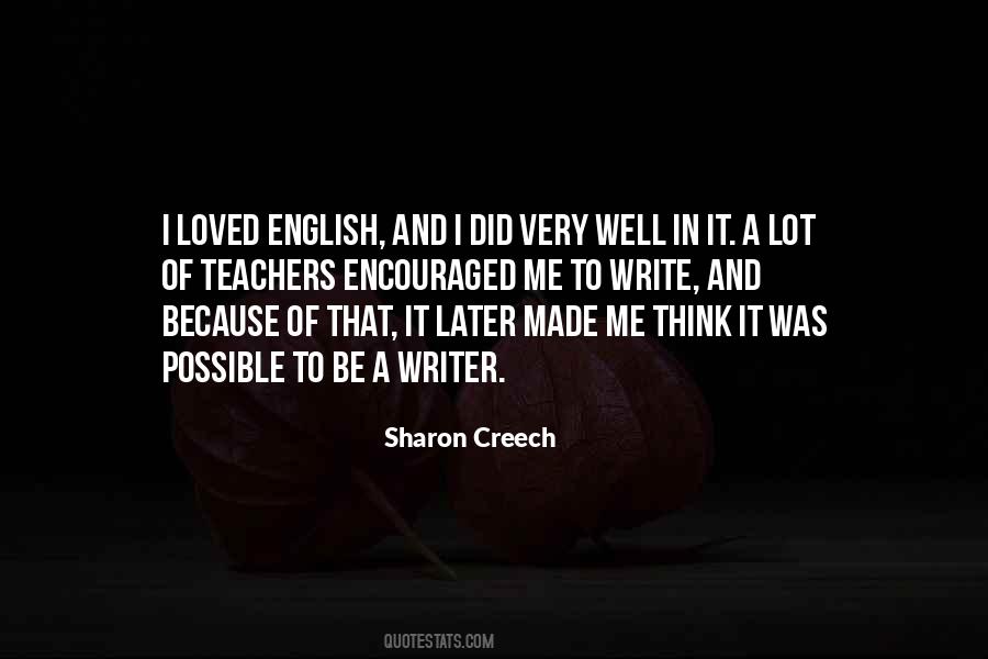 Sharon Creech Quotes #933700