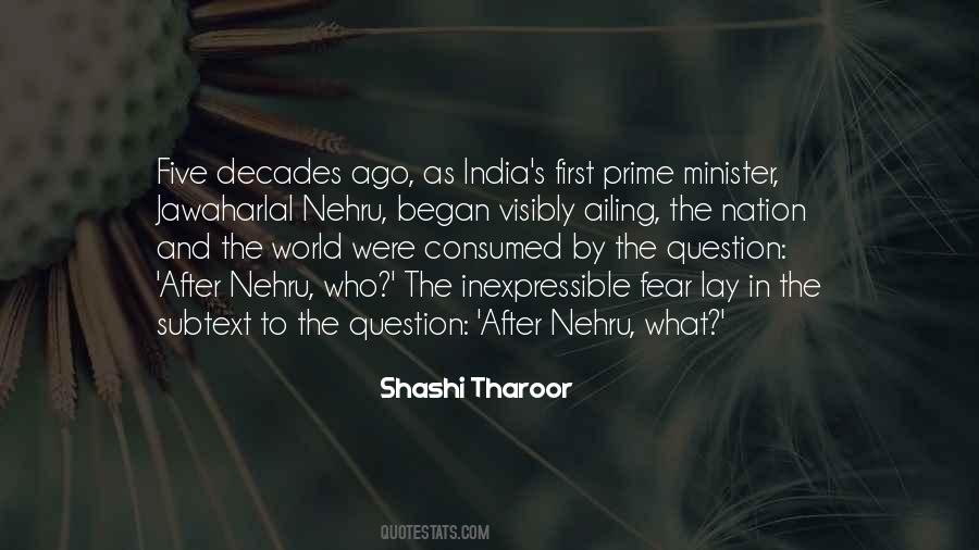 Shashi Tharoor Quotes #822907