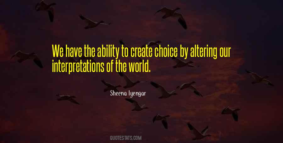 Sheena Iyengar Quotes #925285