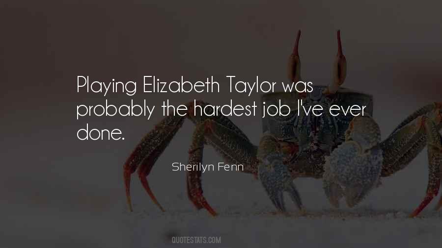 Sherilyn Fenn Quotes #1087717