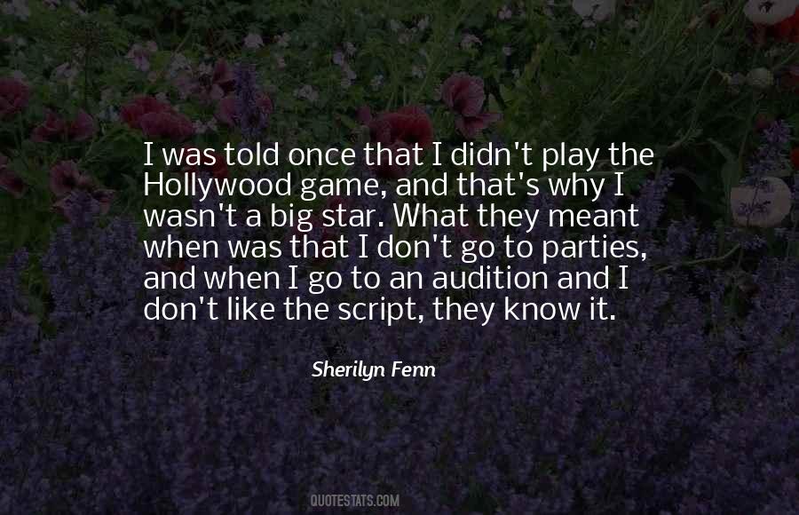 Sherilyn Fenn Quotes #54083