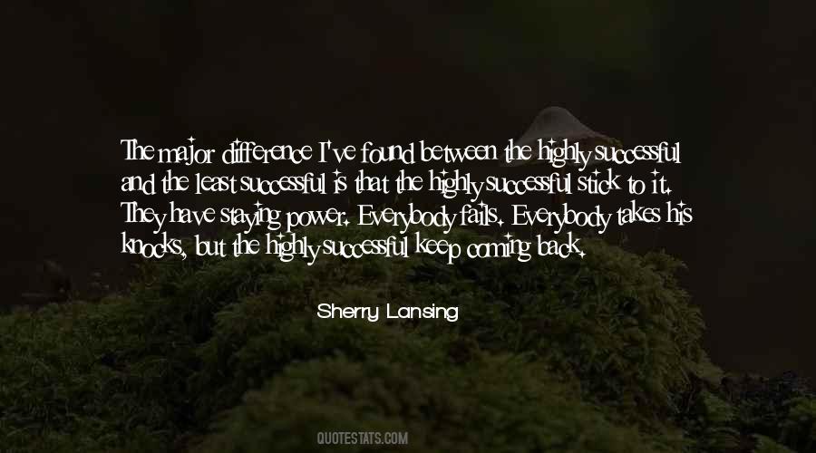 Sherry Lansing Quotes #958015