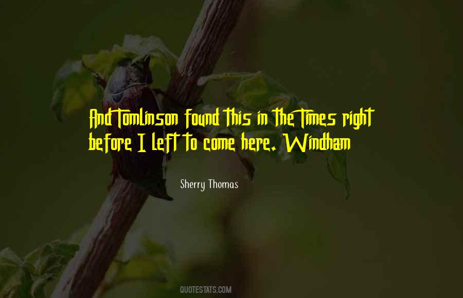 Sherry Thomas Quotes #931855