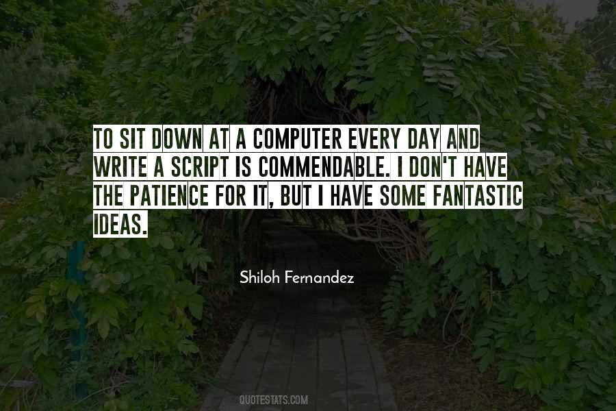 Shiloh Fernandez Quotes #1844155